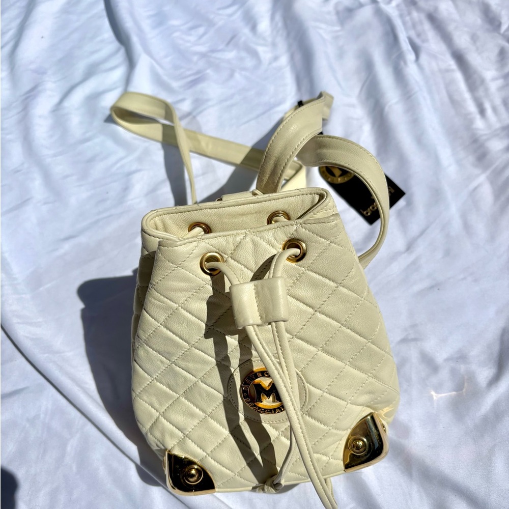 American Vintage Cream Backpack